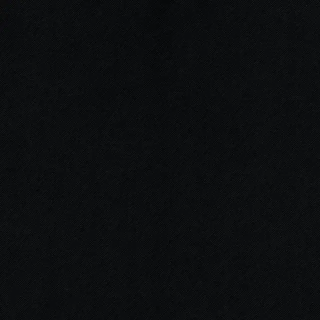 A close view of a black plain cloth swatch
