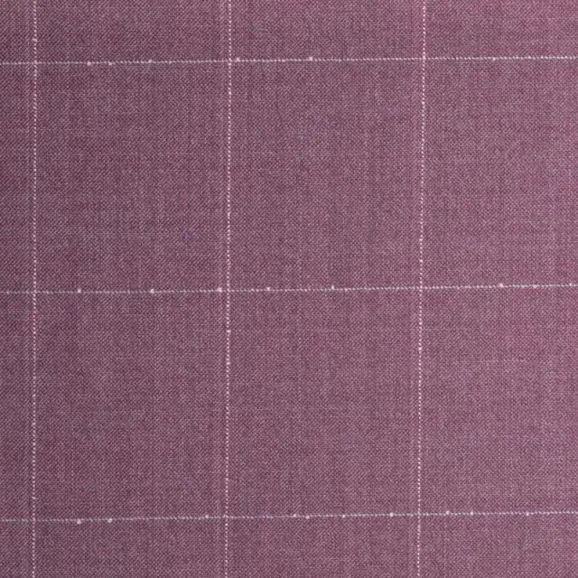 A close view of a pink check cloth swatch
