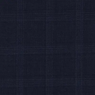 Close photograph of navy plain suiting cloth, LF-004