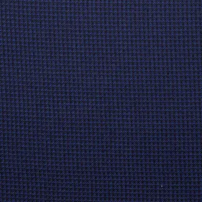 Close photograph of navy textured suiting cloth, LF-007