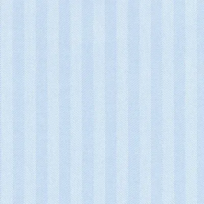 Close photograph of blue stripe shirting cloth, LF-096