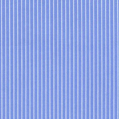 Close photograph of blue stripe shirting cloth, LF-098